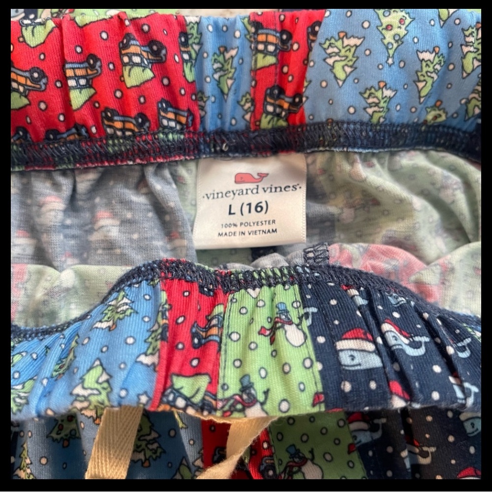 Vineyard Vines Holiday Festive Kids Pajama Bottoms (lot of 3) - Picture 2 of 7